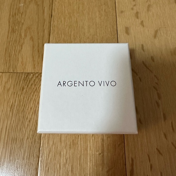 Argento Vivo Gold Thin Paperclip Chain Necklace NWB - Picture 5 of 9